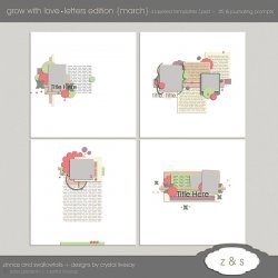 Grow With Love: Letters Edition {march}