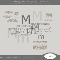 Ooey Gooey {chalky alpha + words}