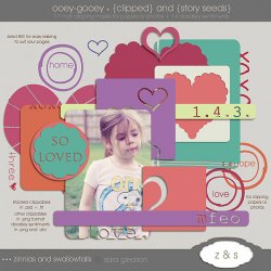 Ooey Gooey {clipped} + {story seeds}