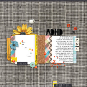 Poppy page design creative inspiration by Kimberlee